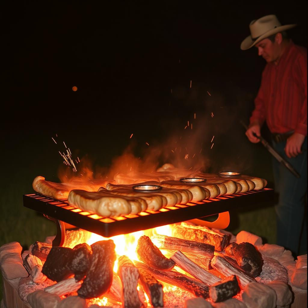 Asado in Pampas, Argentina